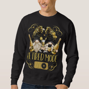 Funny Retirement Gnomes For Retired Women With Cha Sweatshirt