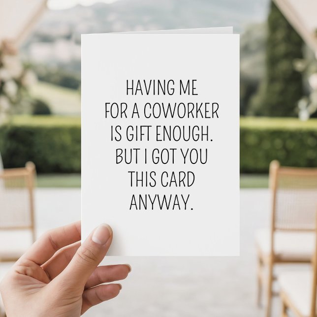 Funny Retirement Going Away Coworker Birthday Gift Card (Creator Uploaded)