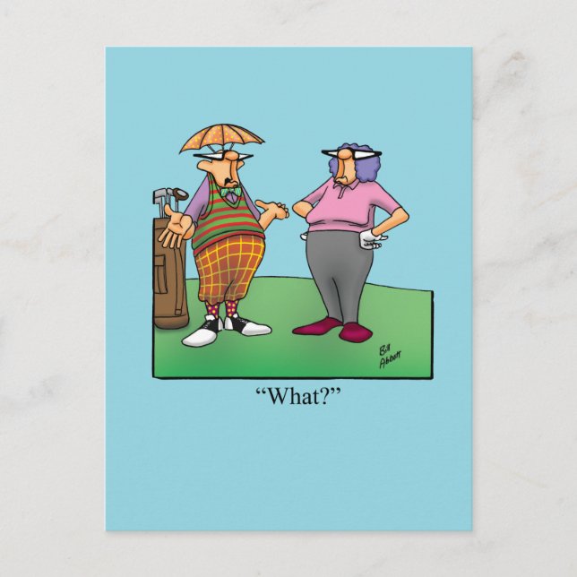 Funny Retirement Humour Postcard "Spectickles" (Front)
