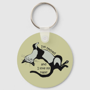 funny retirement keychain