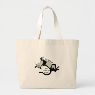funny retirement large tote bag