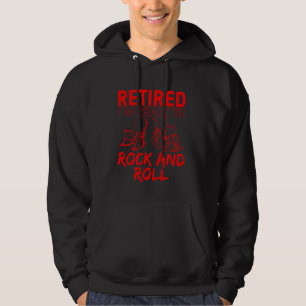 Funny Retirement Men Women Cool Retired Rocking Ch Hoodie