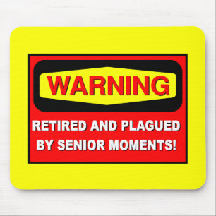 Funny retirement mouse pad