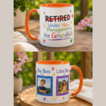 Funny Retirement Mug with Grandkids (Customizable)