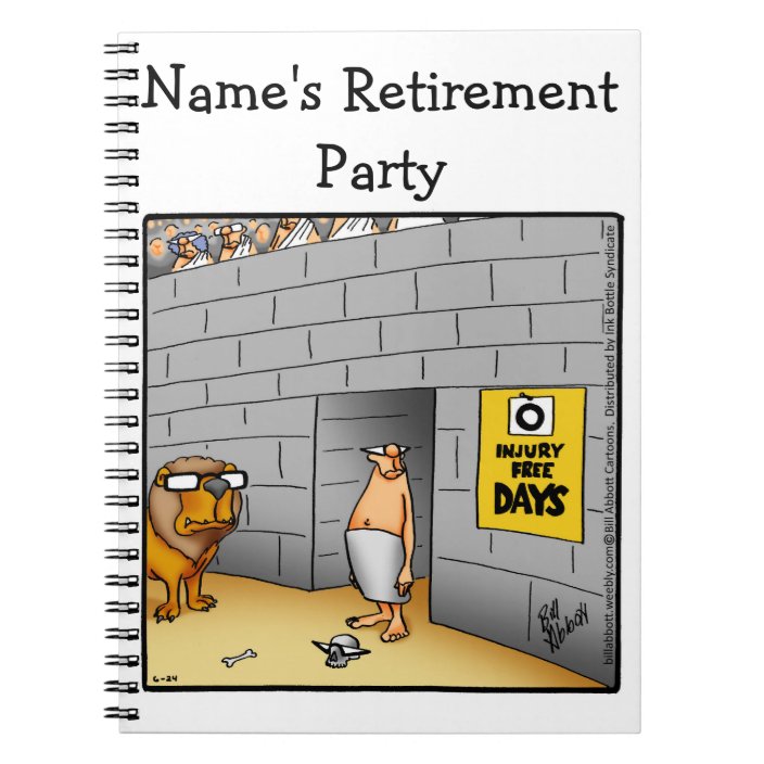 Funny Retirement Party Guest Book | Zazzle.ca