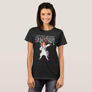 Funny Retirement Professional Unicorn Dabbing Gift T-Shirt