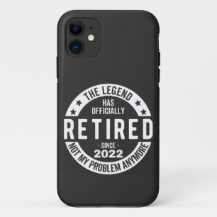 funny retirement, retired, retired firefighter, re iPhone 11 case