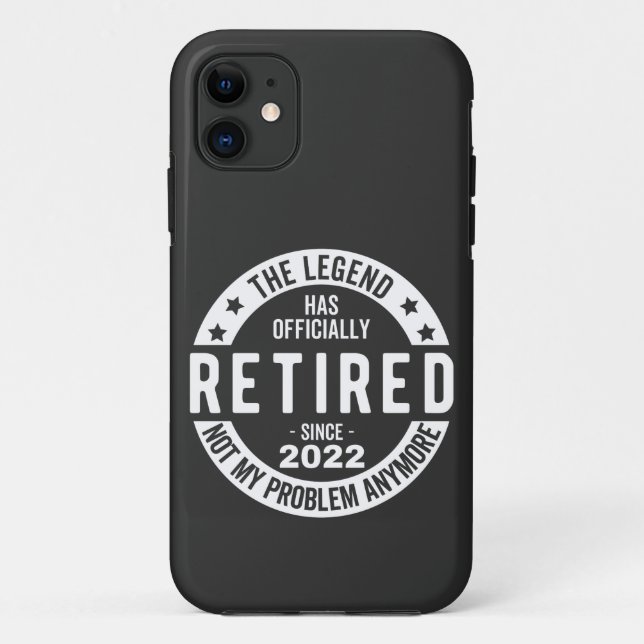 funny retirement, retired, retired firefighter, re Case-Mate iPhone case (Back)