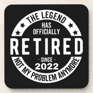 funny retirement, retired, retired firefighter, re coaster