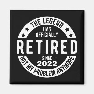 funny retirement, retired, retired firefighter, re magnet