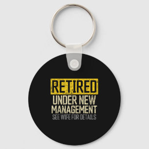 Funny Retirement Shirts For Men Retirement Funny R Keychain