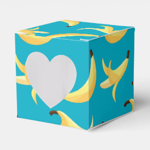 Funny Retro Banana Party Favours Puns Editable Favor Box