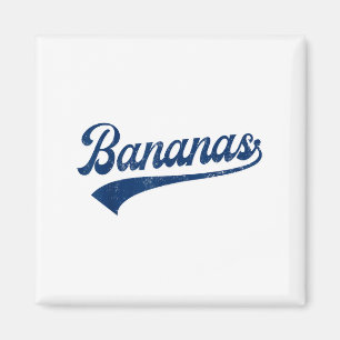 Funny Retro Bananas Shirts Cute Banana Gifts Yello Magnet