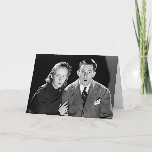 Funny Retro Birthday Card (Front)