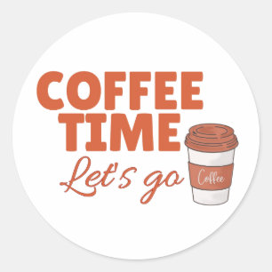 Funny Retro Coffee Lover Sticker