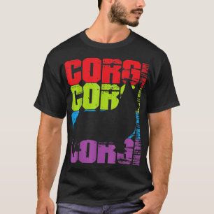 Funny retro corgi dog gift T-Shirt