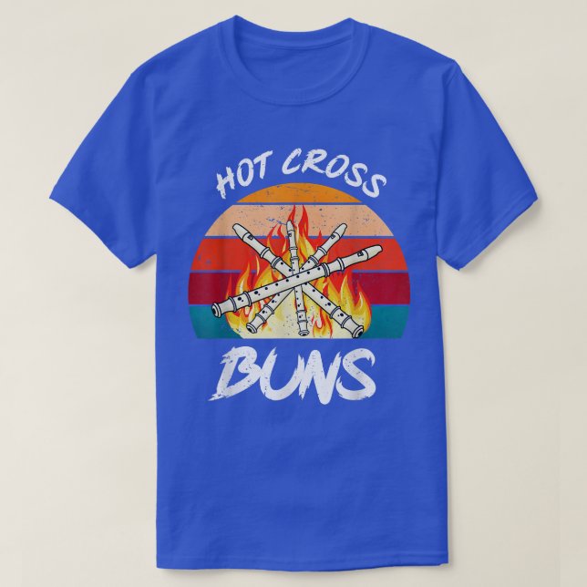 Funny Retro Cross Buns Cake Baking Lover Baker Men T-Shirt (Design Front)