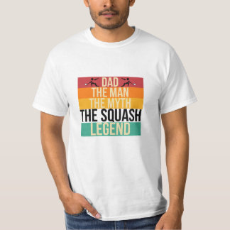 Funny Retro Dad the Squash Legend Father's Day T-Shirt