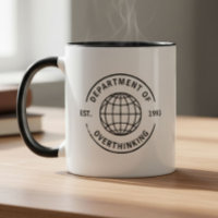 Funny Retro Department of Overthinking Introvert