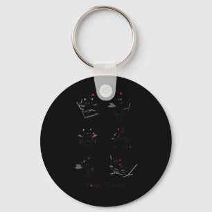 Funny Retro Gaming Kawaii Video Game Moogle Kupo G Keychain