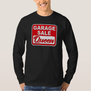 Funny Retro Garage Sale Queen Thrifting Premium T-Shirt