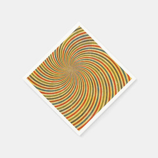 Funny Retro Grunge Swirl + your idea Napkin