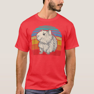 Funny Retro Guinée Pig Graphic T-Shirt