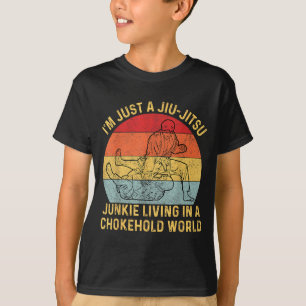 Funny Retro Jiu Jitsu For Men Women Brazilian Jiu T-Shirt