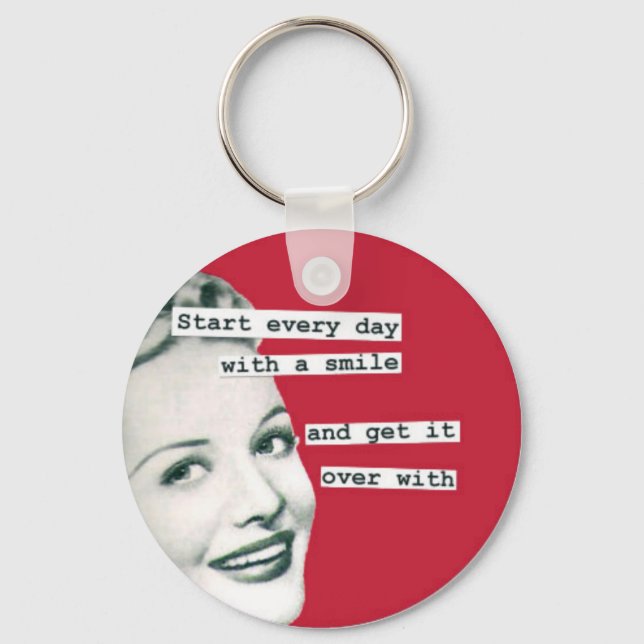 Funny Retro Keychain 3 (Front)
