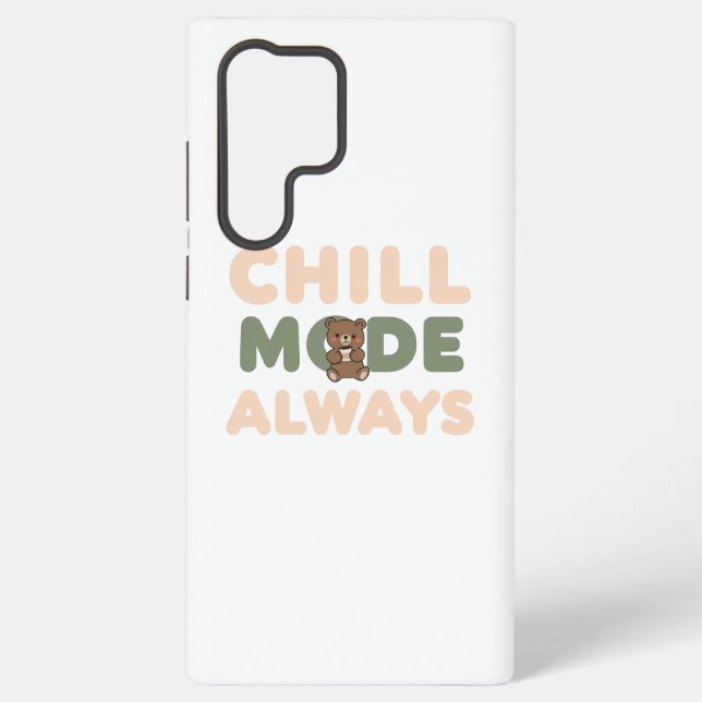 Funny Retro Lazy Day Saying Samsung Galaxy S22 Ultra Case (Back)