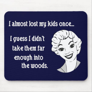 Funny Retro Mom Mousepad