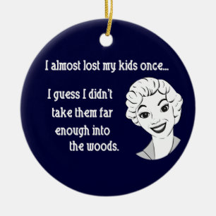 Funny Retro Mom Ornament