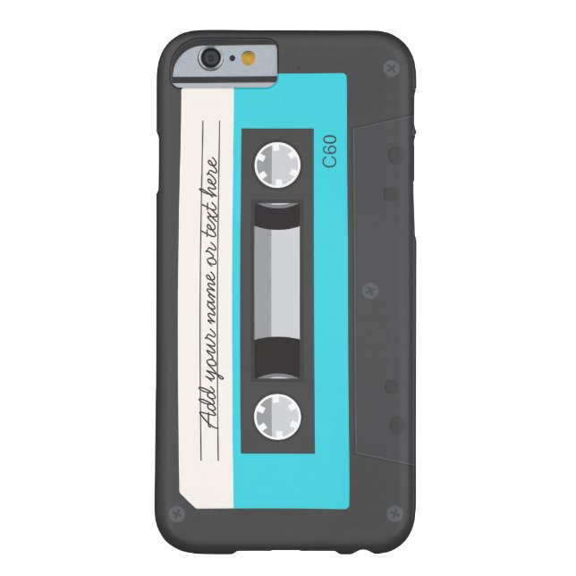 Funny Retro Music Cassette Tape iPhone 6 Case (Back)