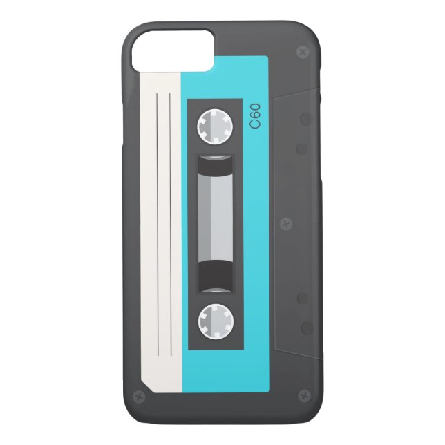 Funny Retro Music Cassette Tape iPhone 7 Case (Back)