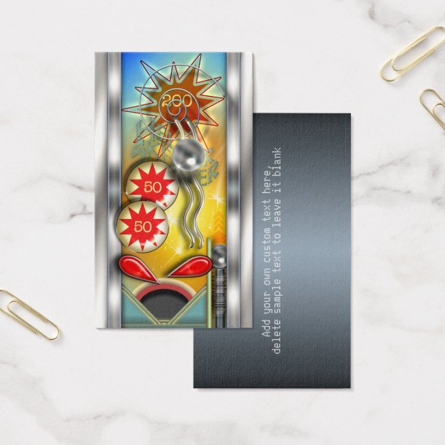 Funny Retro Pinball Machine personnalisée (Bureau)