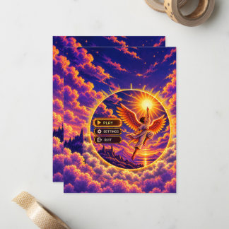 Funny Retro Pixel Game Menu Keychains