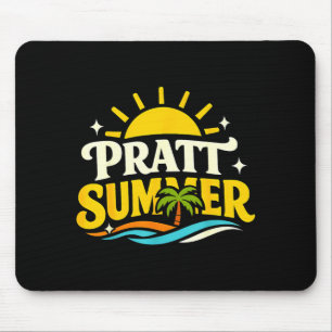 Funny retro pratt summer california political mouse pad