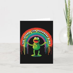 Funny Retro Rainbow Frog Connection The Lovers The Card