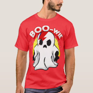 Funny Retro Rock and Roll Ghost Men Kids Women Hal T-Shirt