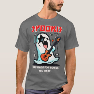 Funny Retro Rock Sheet Ghost Men Kids Women Hallow T-Shirt