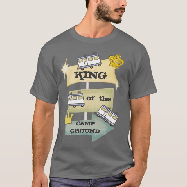 Funny Retro RV Camper / Trailer T-Shirt (Front)