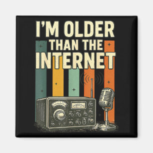 Funny Retro Saying Vintage Humor Internet Nostalgi Magnet