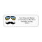 Funny Retro Sunglasses with Moustache