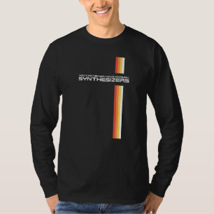 Funny Retro Synthesizer Synth Keyboard Collector M T-Shirt