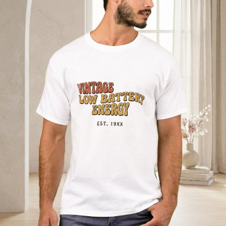 Funny Retro Vintage Graphic Tee | Distressed Humou