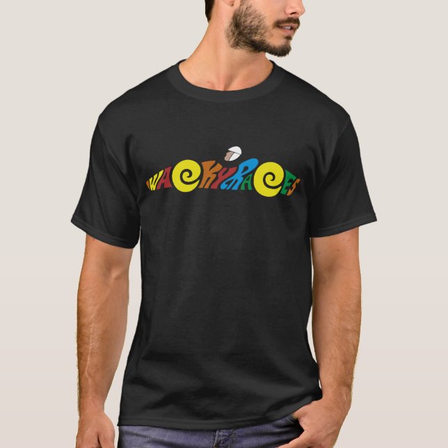 Funny Retro Wacky Races Cartoon 60S 70S Animation T-Shirt (Front)