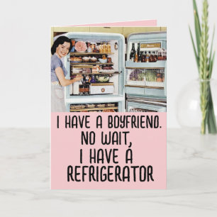 FUNNY RETRO WOMAN FRIENDSHIP VALENTINE'S DAY CARDS
