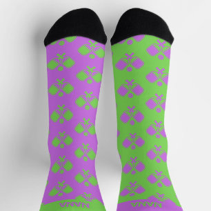 Funny Reversed Pickleball Crew Socks