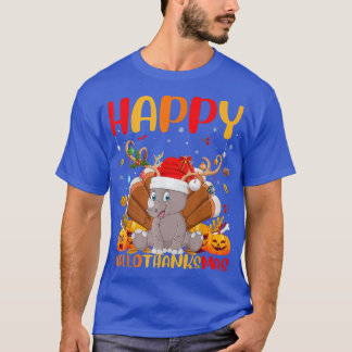 Funny Rhino Animal Lover Happy Rhino HelloThanksMa T-Shirt