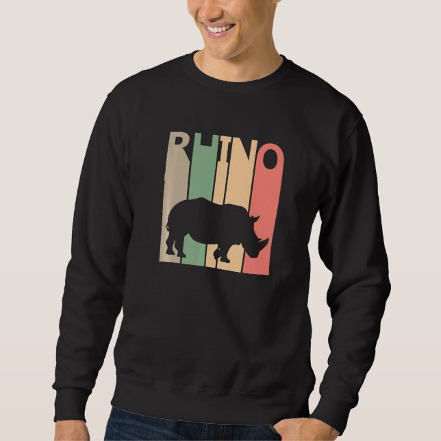 Funny Rhino Costume   Sweatshirt (Front)
